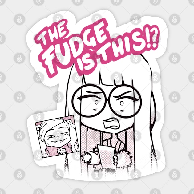 The Fudge Is This (Futaba) Sticker by Haysey_Draws